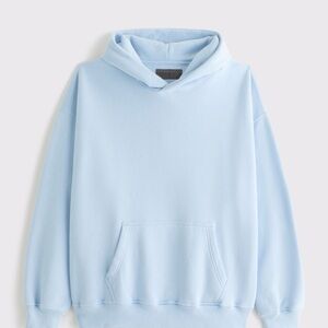 Abercrombie Light Blue Men's Large Hoodie